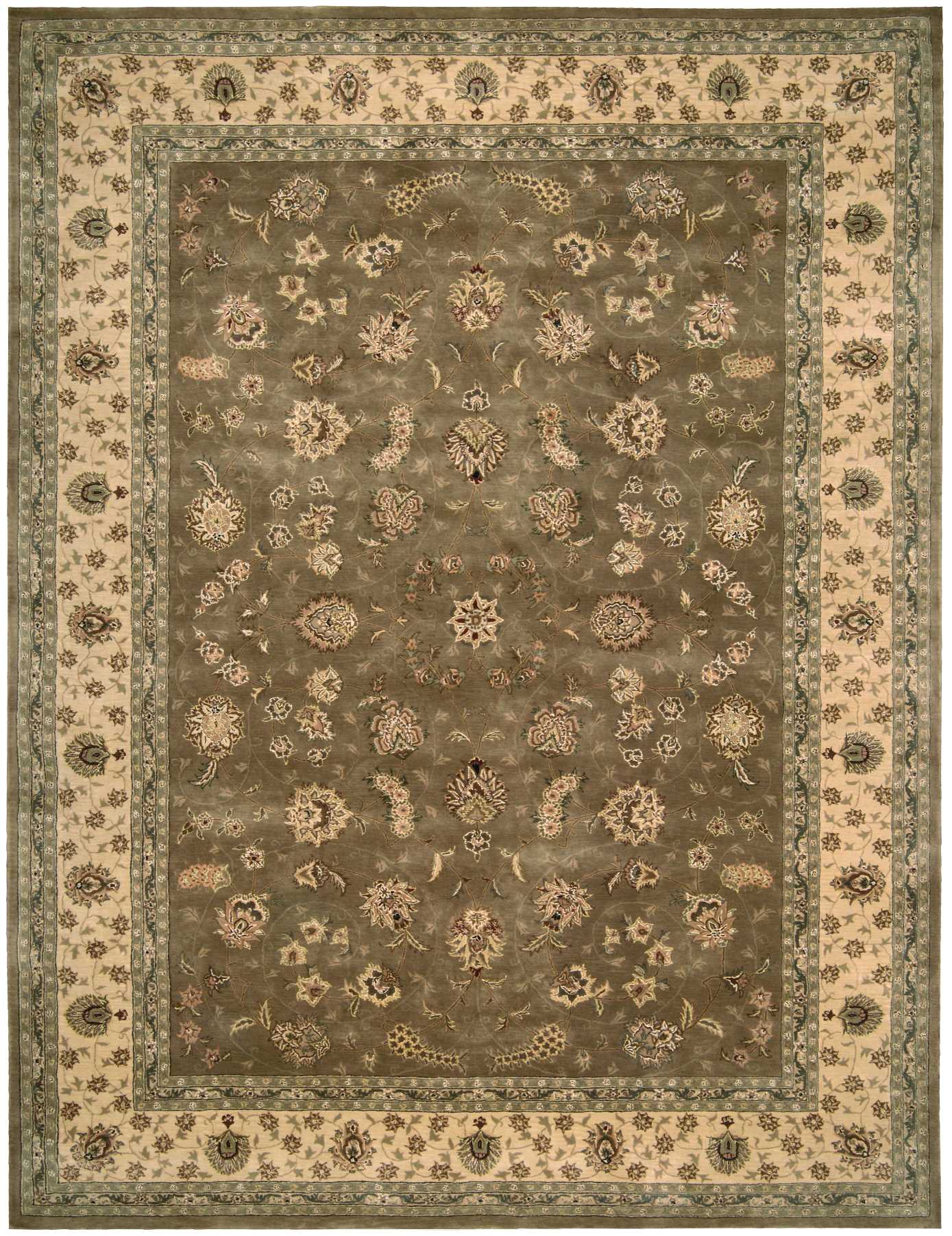 Nourison Home Nourison 2000 2003 Olive  Traditional Tufted Rug