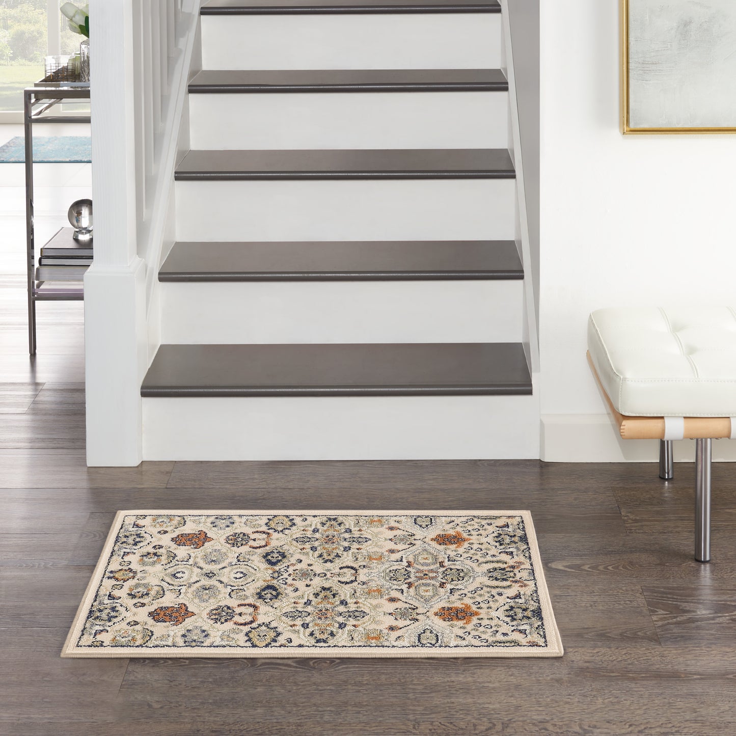 Nourison Home Allur ALR03 Beige  Transitional Machinemade Rug