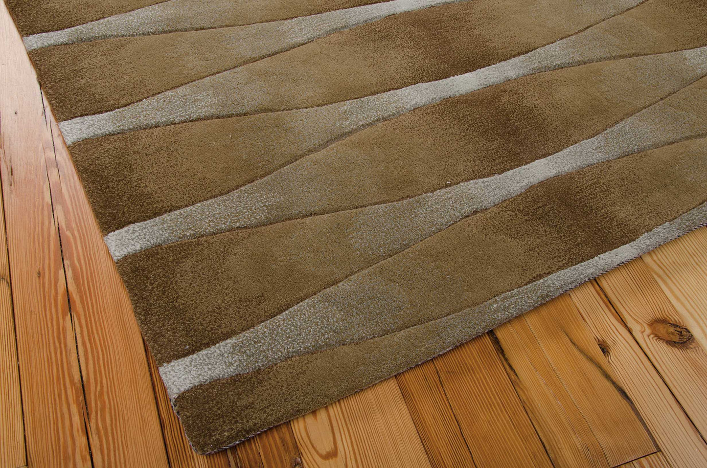 Nourison Home Moda MOD04 Khaki  Transitional Tufted Rug