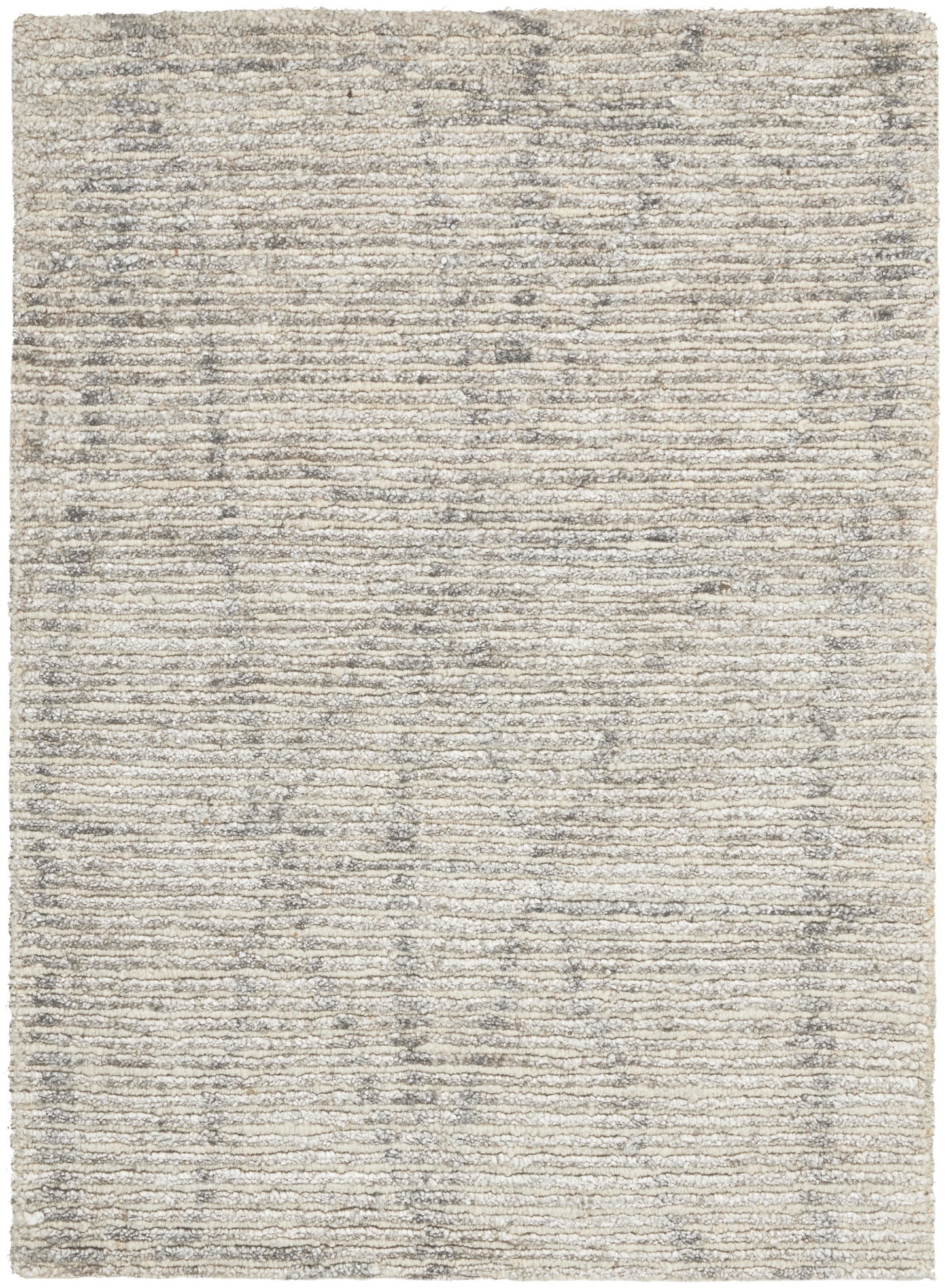 Nourison Home Ellora ELL02 Stone Contemporary Knotted Rug