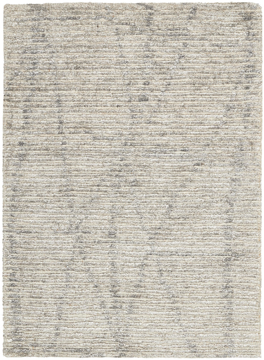 Nourison Home Ellora ELL02 Stone Contemporary Knotted Rug