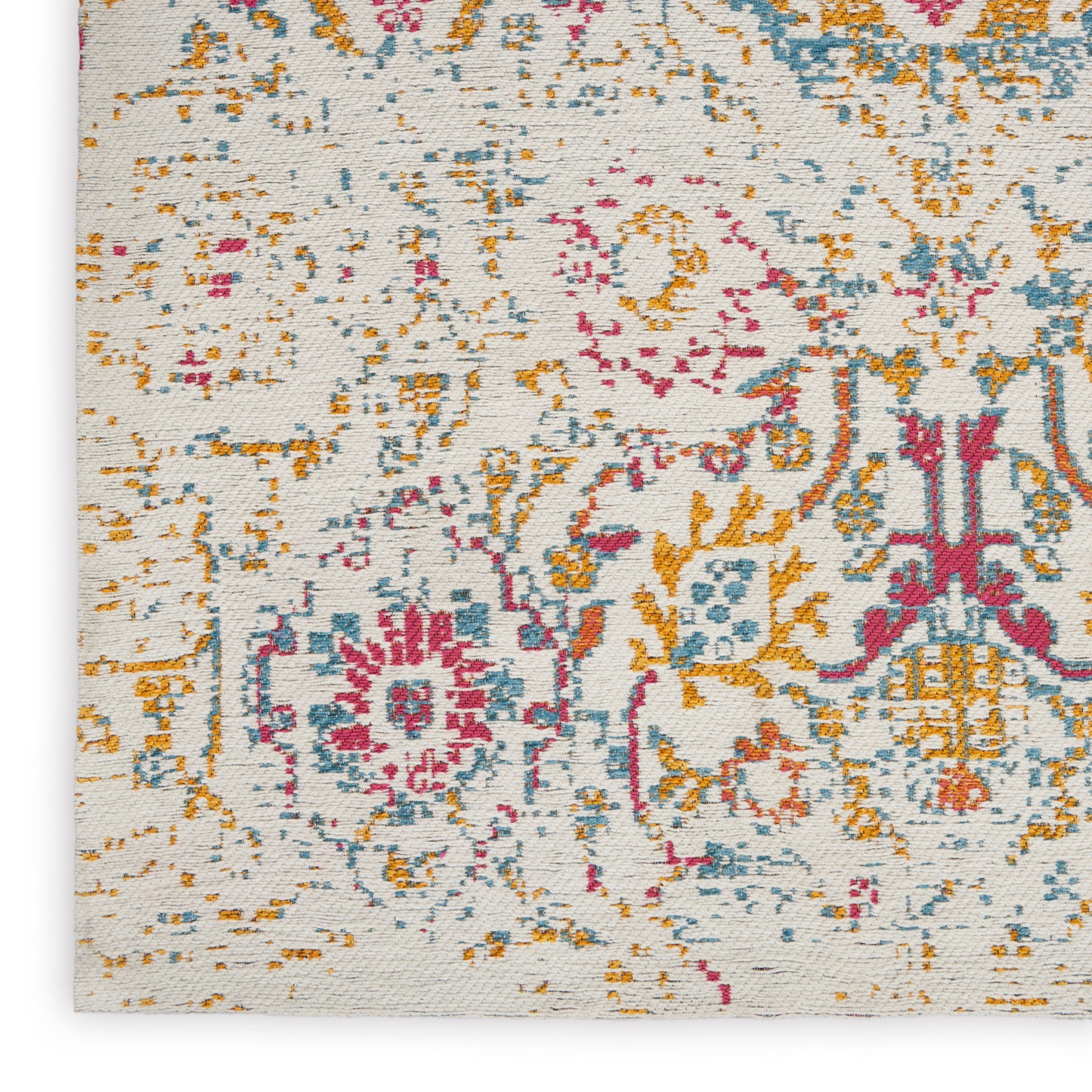 Nourison Home Damask DAS06 Multicolor  Transitional Machinemade Rug