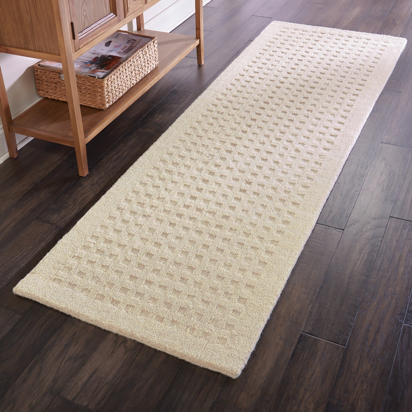 Nourison Home Marana MNN01 Ivory  Contemporary Woven Rug