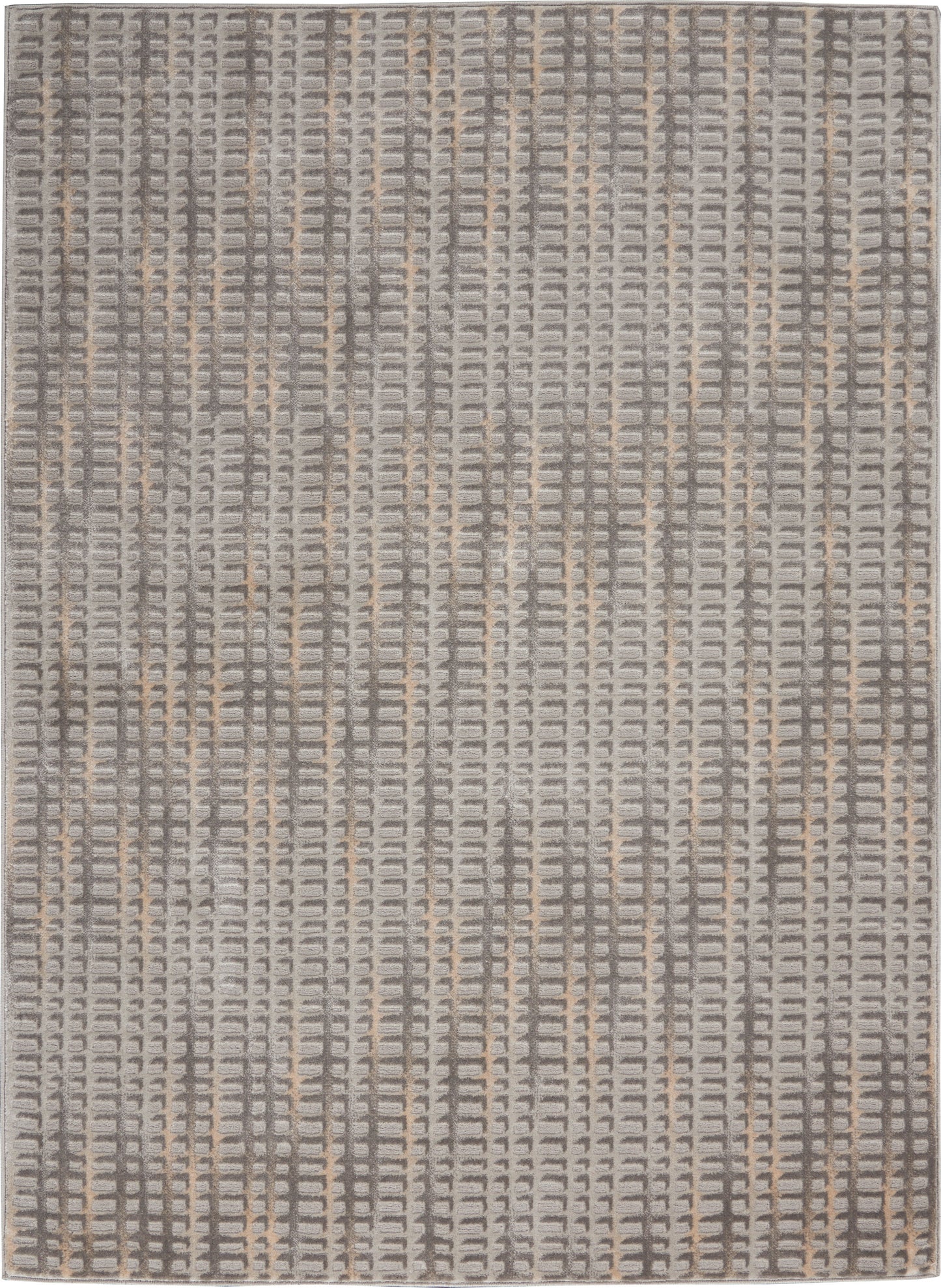 Nourison Home Solace SLA04 Grey Beige  Contemporary Machinemade Rug