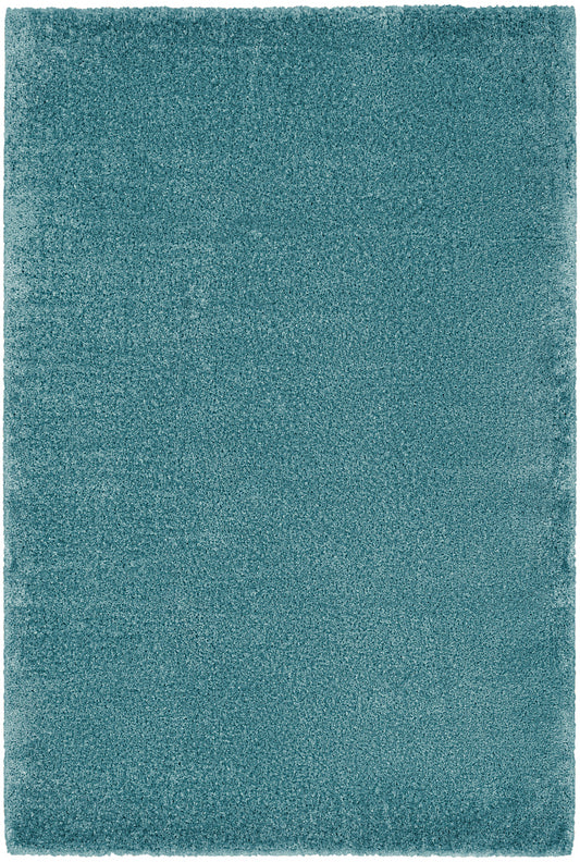 Nourison Home Dreamy Shag DRS05 Aqua Contemporary Machinemade Rug