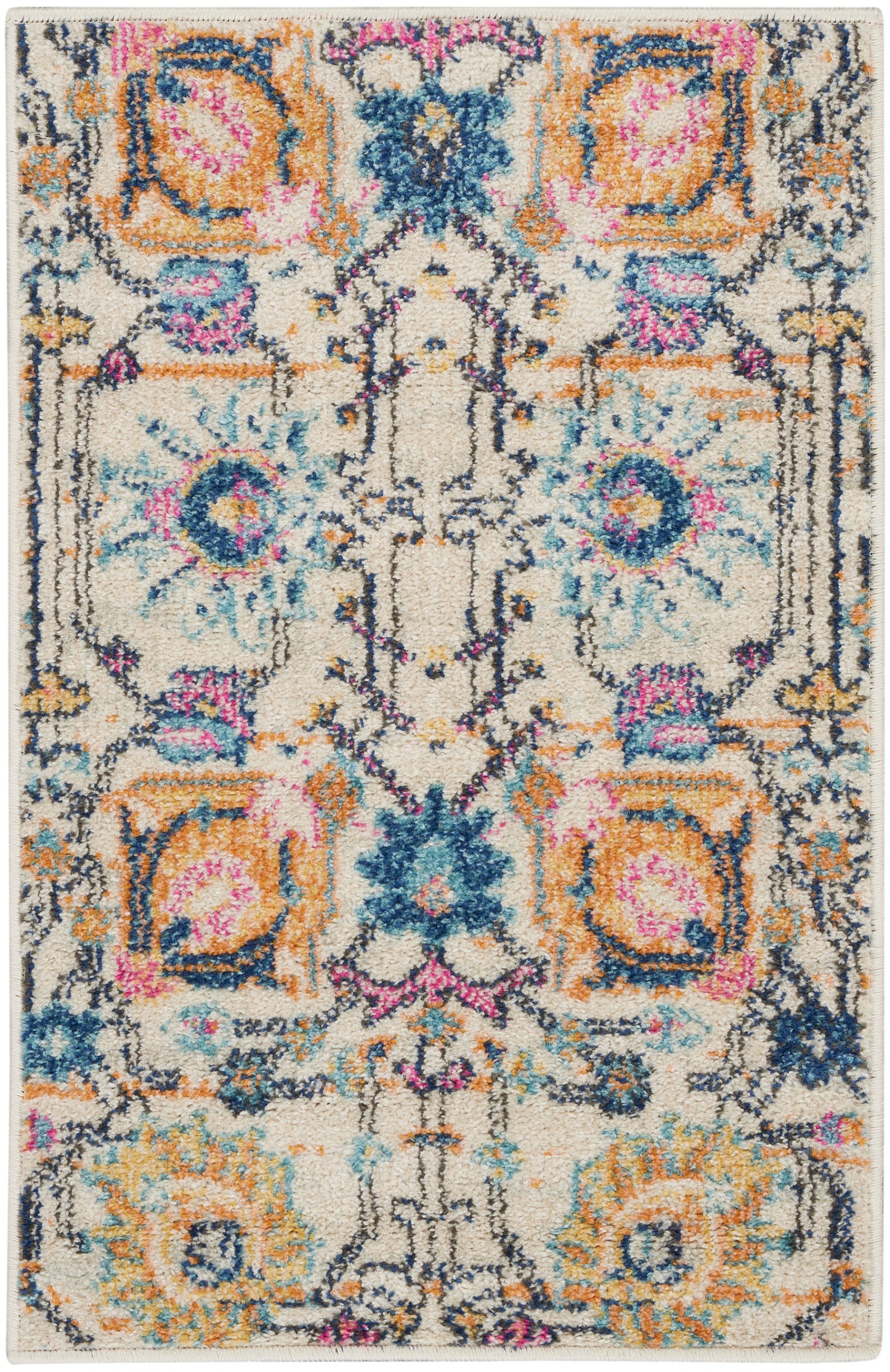 Nourison Home Passion PSN01 Ivory Multicolor Transitional Machinemade Rug