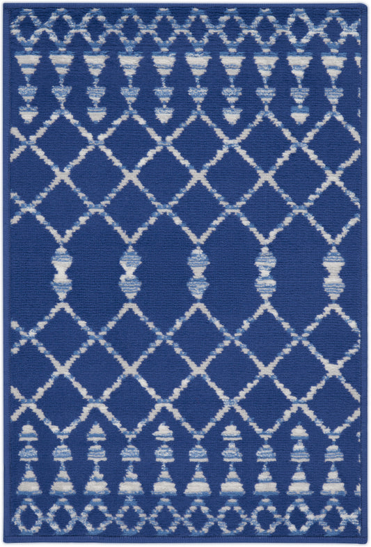 Nourison Home Whimsicle WHS02 Navy Contemporary Machinemade Rug