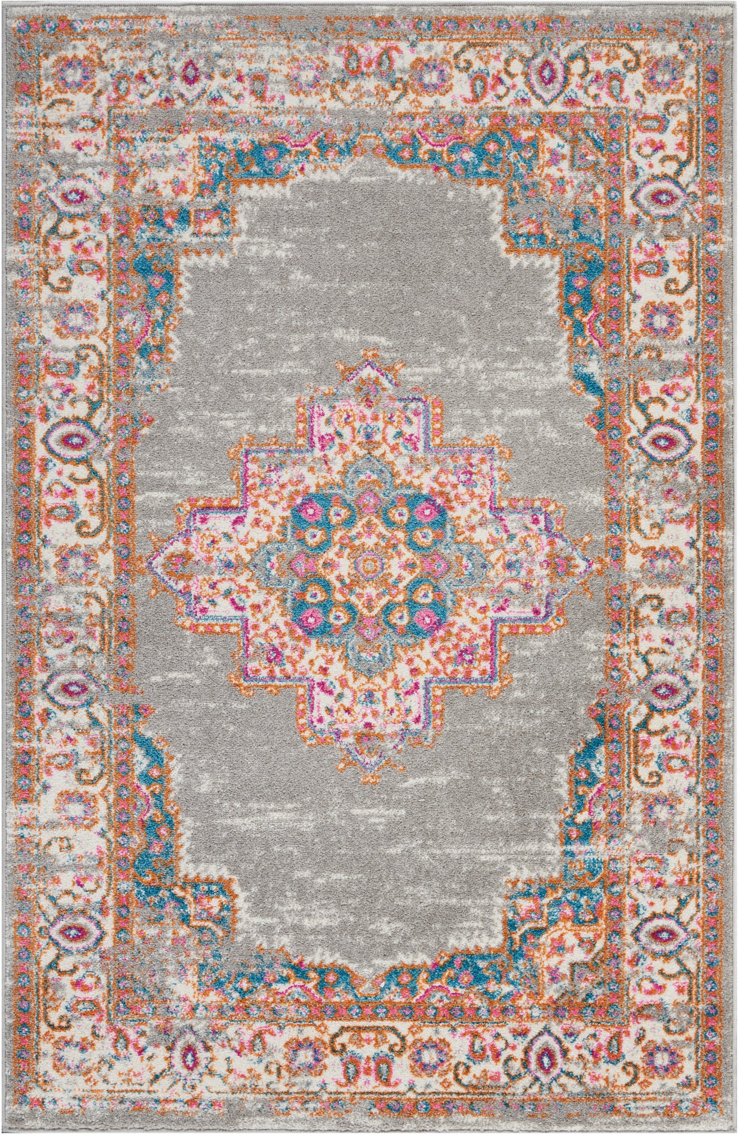 Nourison Home Passion PSN03 Grey  Transitional Machinemade Rug