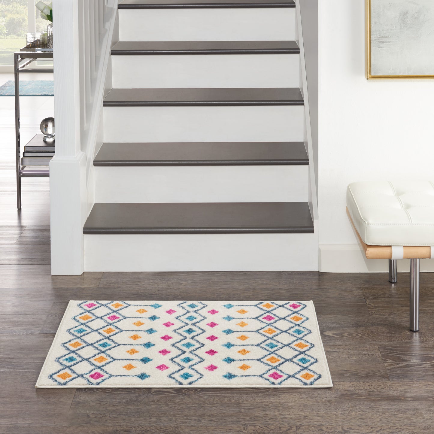 Nourison Home Passion PSN45 Ivory Multi  Transitional Machinemade Rug