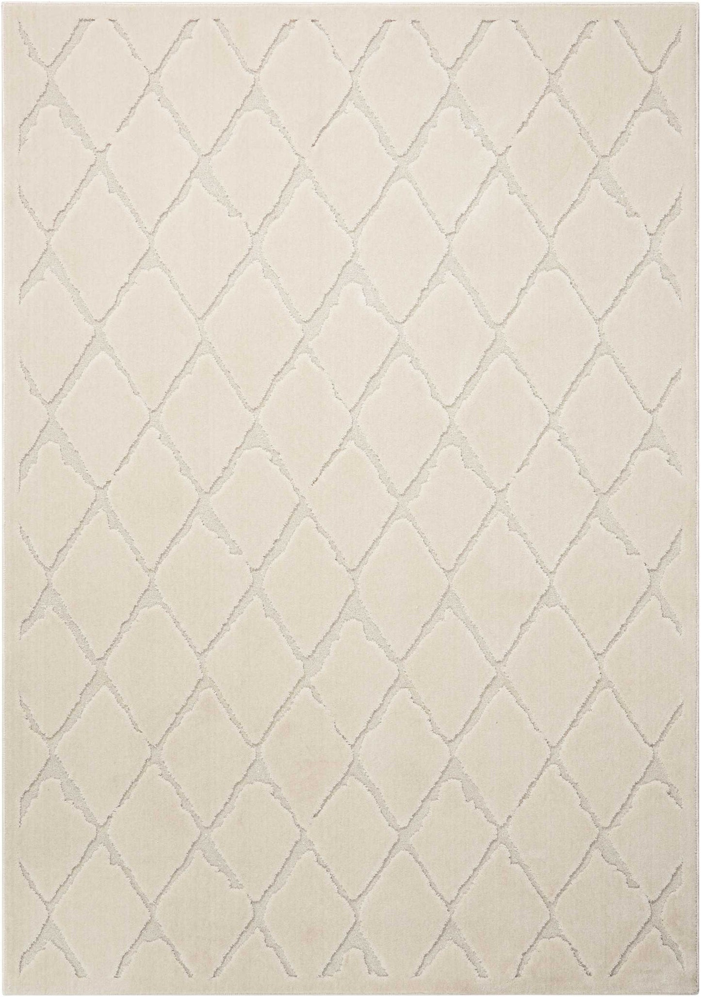 Michael Amini Gleam MA601 Ivory  Contemporary Machinemade Rug