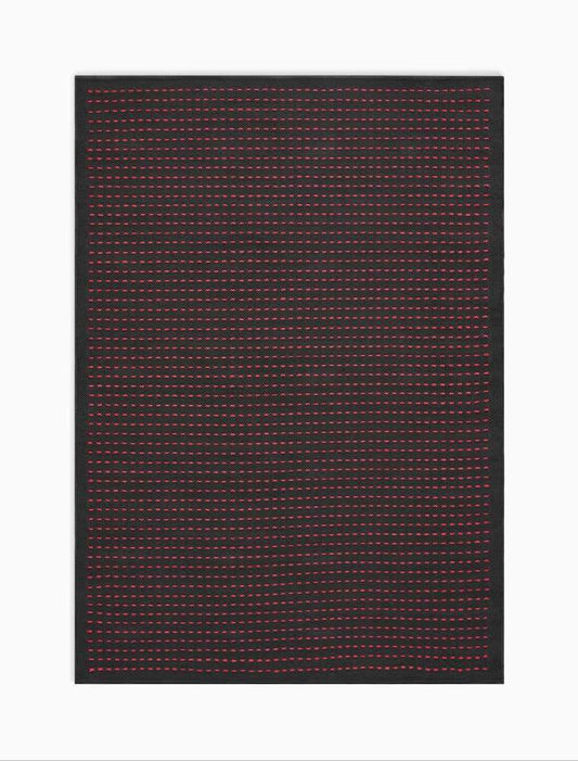 Calvin Klein Seattle CK740 Black Magenta Contemporary Woven Rug