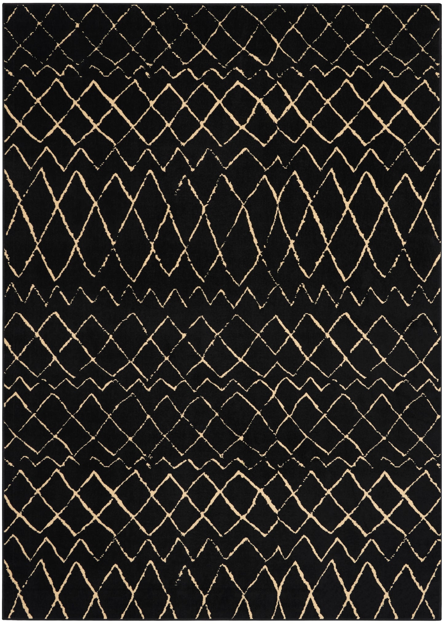 Nourison Home Grafix GRF04 Black  Contemporary Machinemade Rug