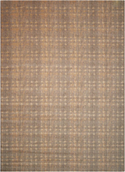 Nourison Home Silken Allure SLK07 Grey Contemporary Loom Rug