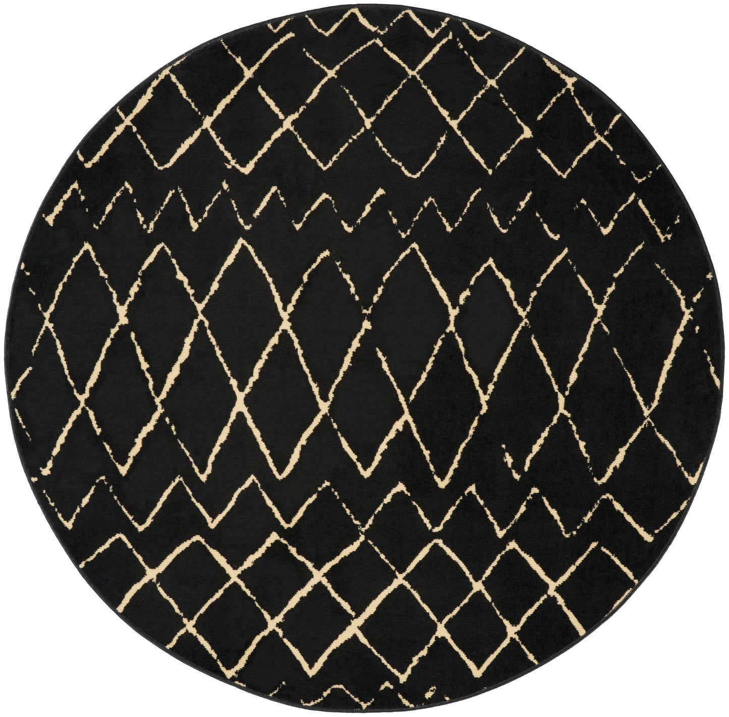 Nourison Home Grafix GRF04 Black  Contemporary Machinemade Rug