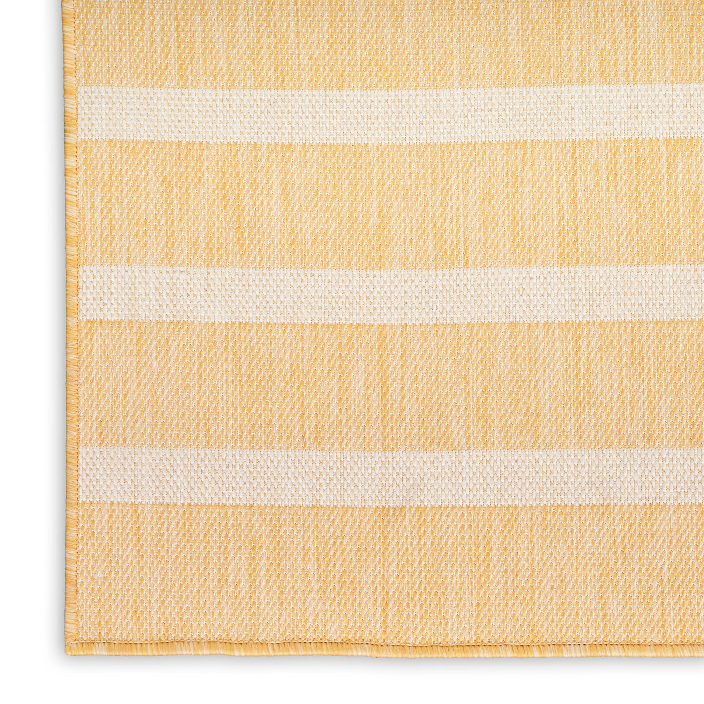 Nourison Home Positano POS03 Yellow Ivory  Contemporary Machinemade Rug