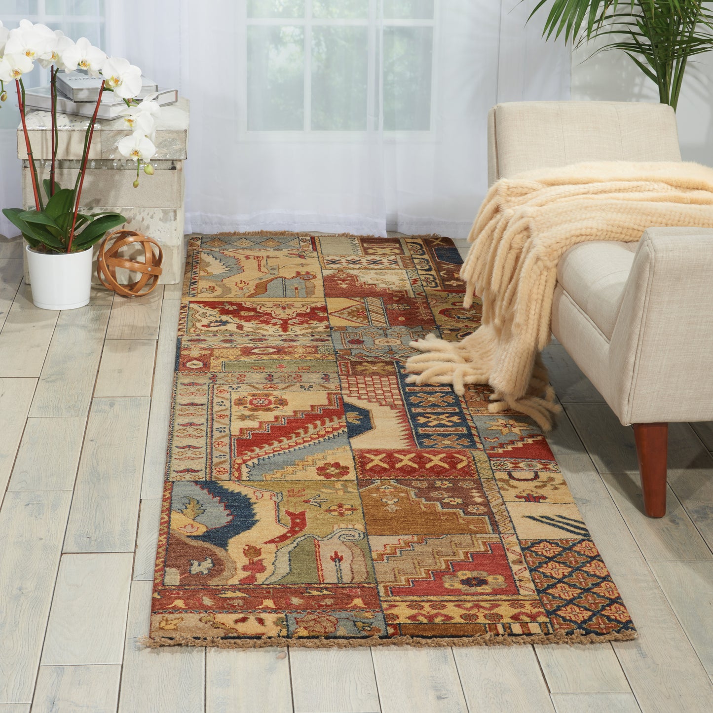 Nourison Home Legend LD05 Multicolor  Transitional Knotted Rug