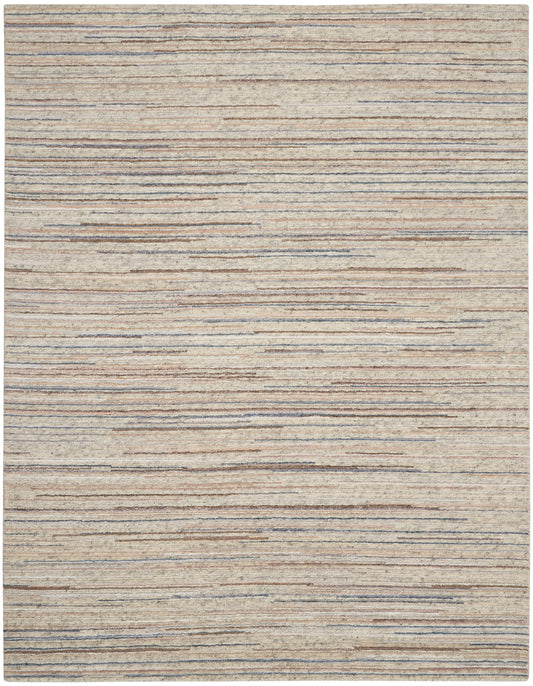 Nourison Home Plateau PAE01 Ivory  Contemporary Knotted Rug