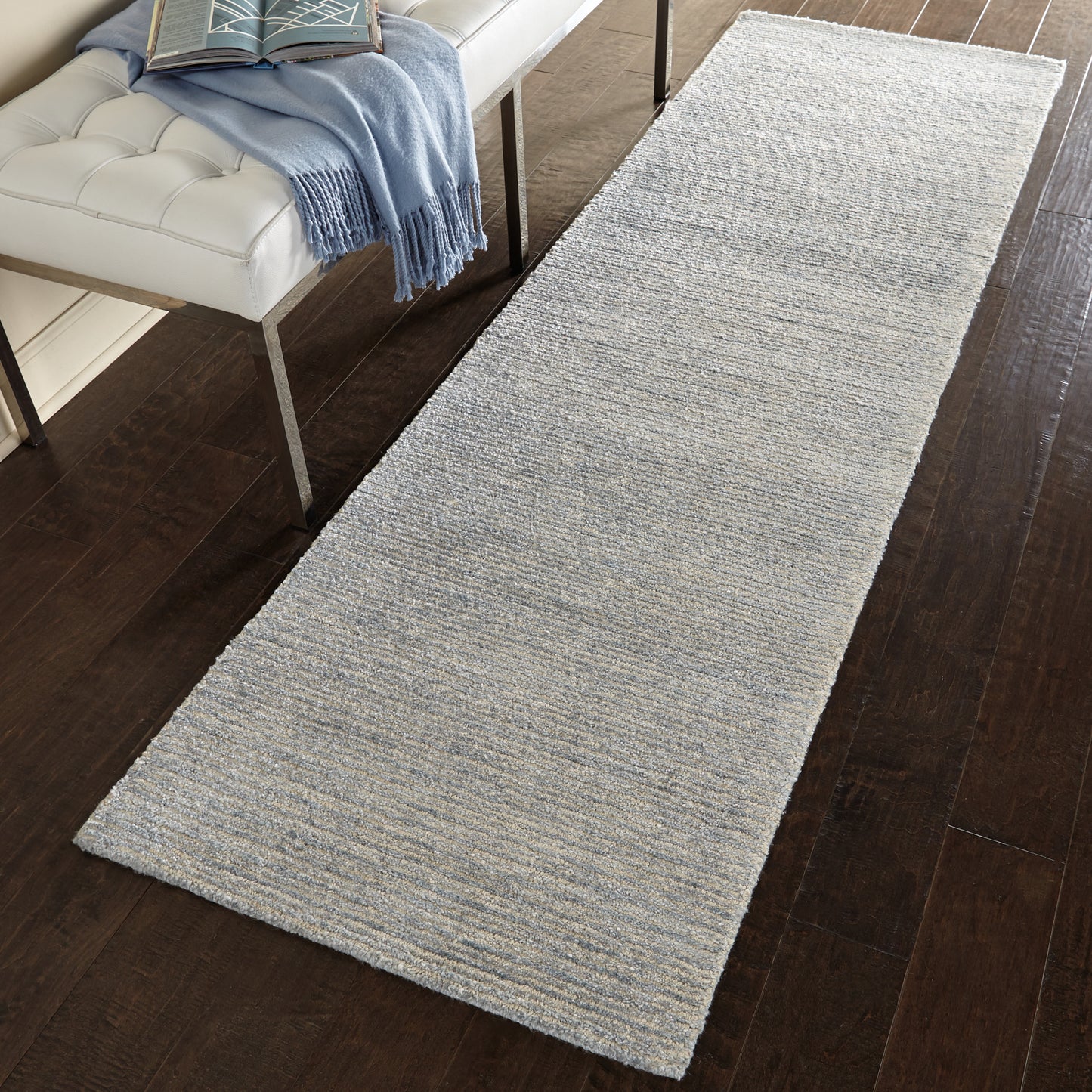 Nourison Home Weston WES01 Aquamarine  Contemporary Tufted Rug