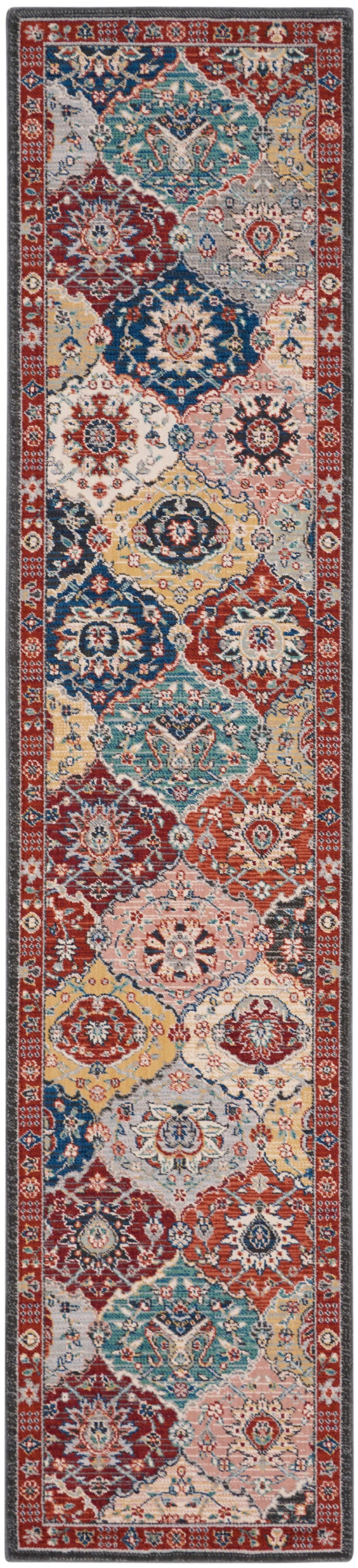 Nourison Home Parisa PSA05 Multicolor Transitional Woven Rug