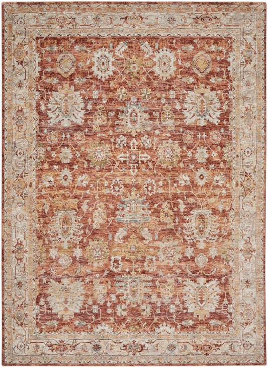 Nourison Home Sahar SHR02 Rust  Traditional Machinemade Rug