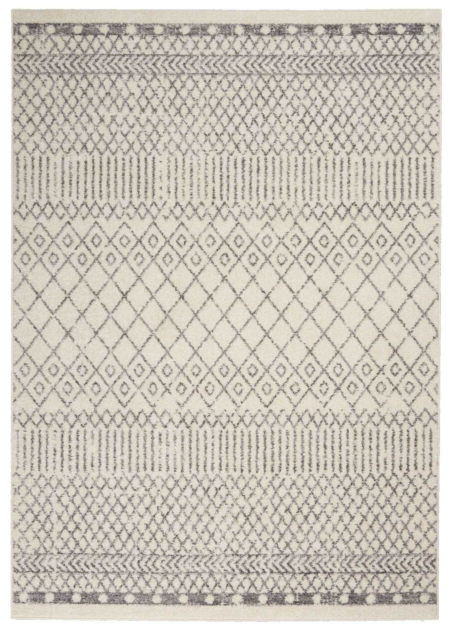 Nourison Home Passion PSN42 Ivory Grey  Transitional Machinemade Rug