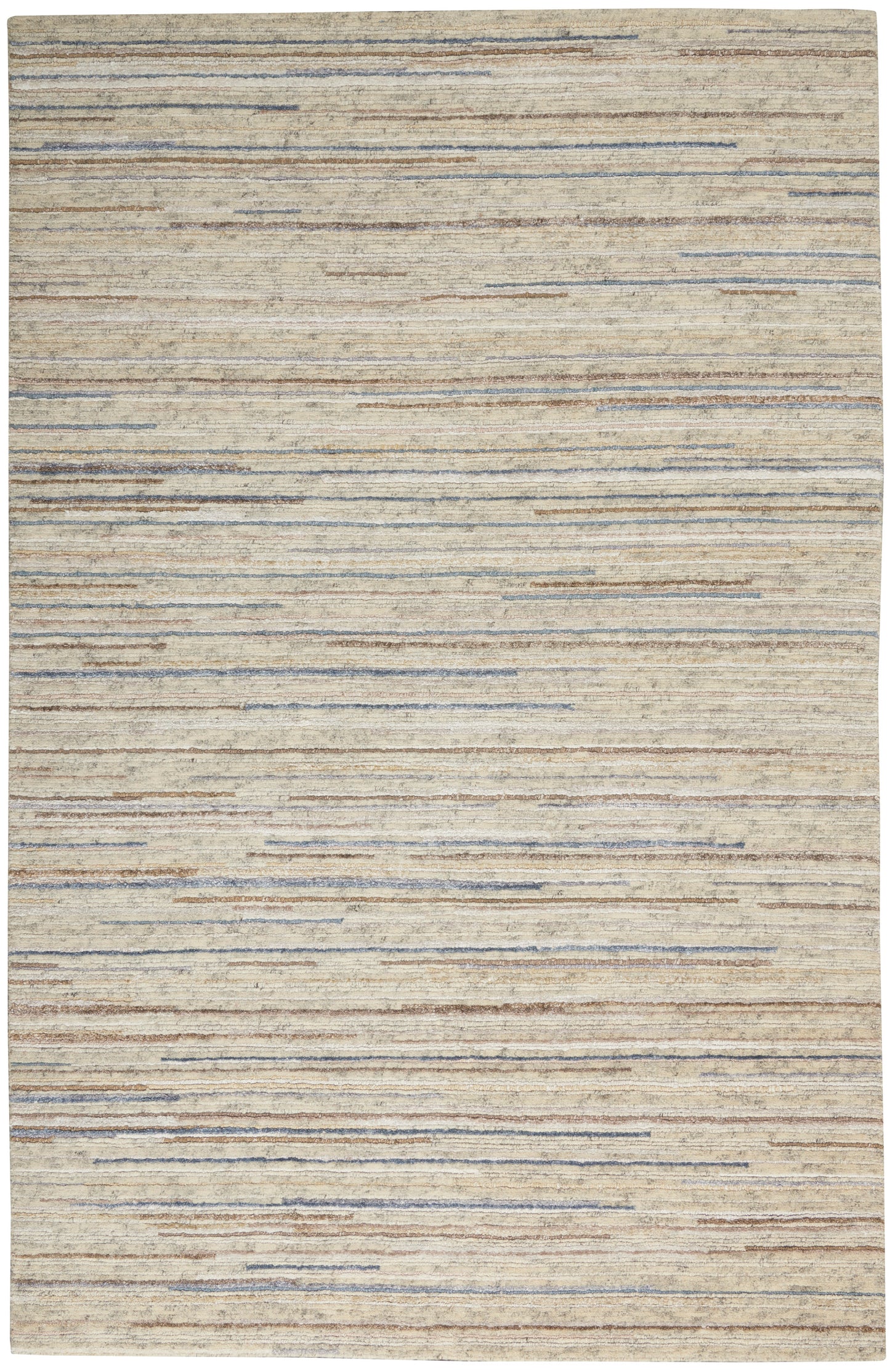 Nourison Home Plateau PAE01 Ivory  Contemporary Knotted Rug