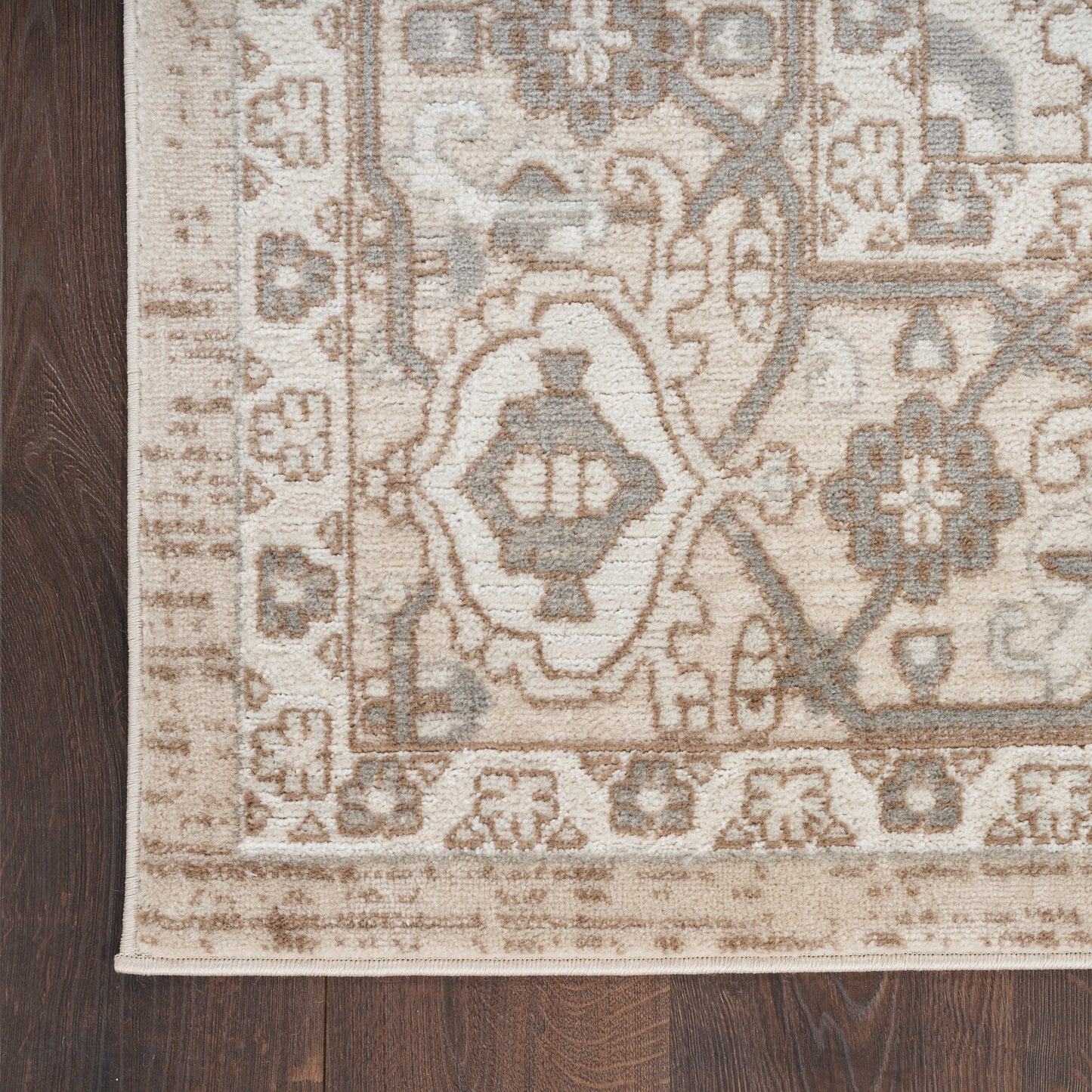 Nourison Home Quarry QUA05 Beige  Transitional Machinemade Rug