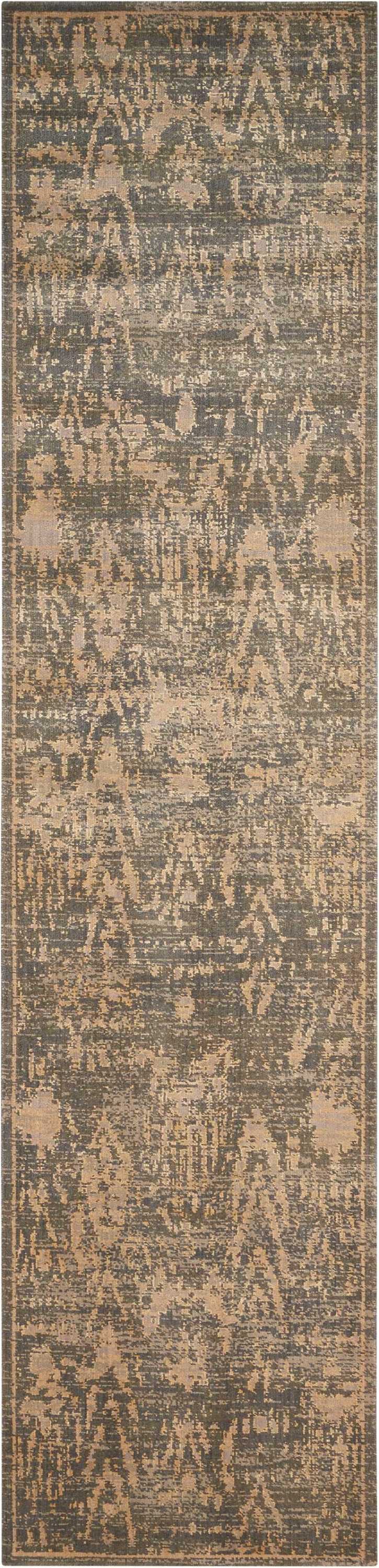 Nourison Home Silken Allure SLK17 Slate Traditional Loom Rug