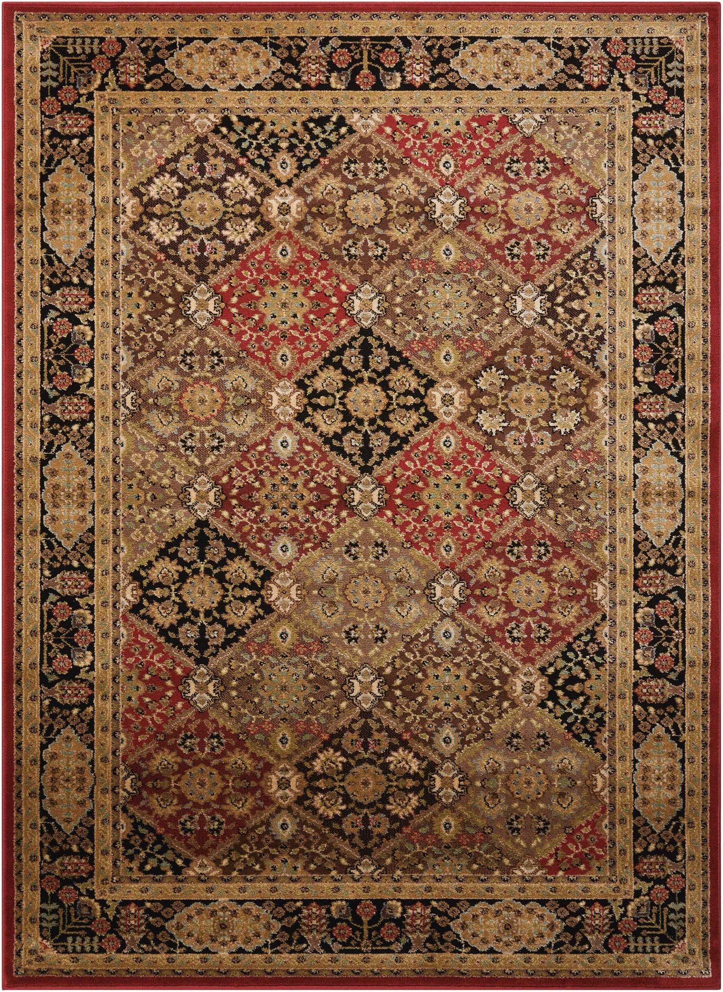 Nourison Home Delano DEL03 Multicolor  Traditional Machinemade Rug