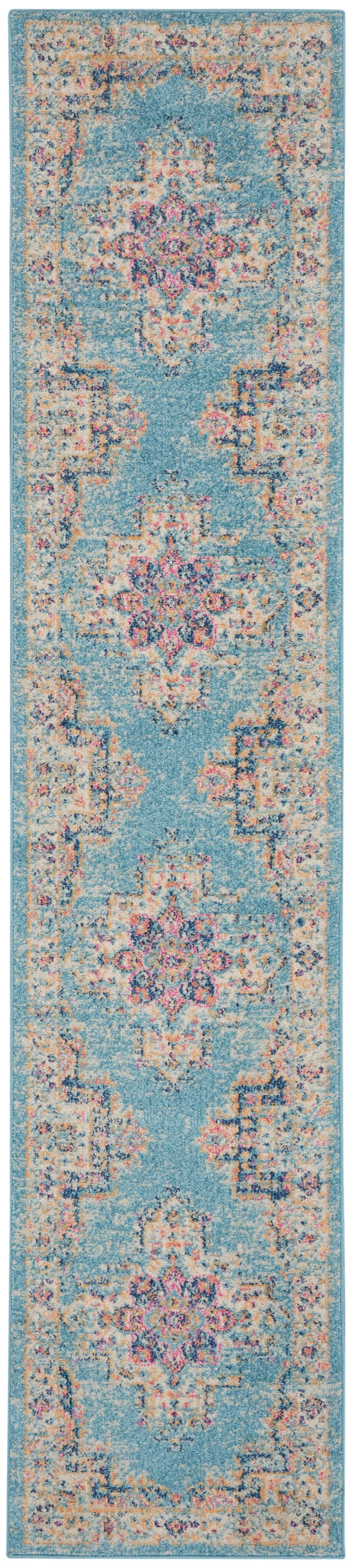 Nourison Home Passion PSN03 Light Blue  Transitional Machinemade Rug