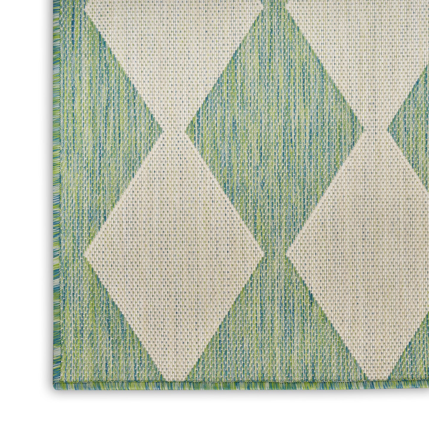 Nourison Home Positano POS04 Blue Green  Contemporary Machinemade Rug