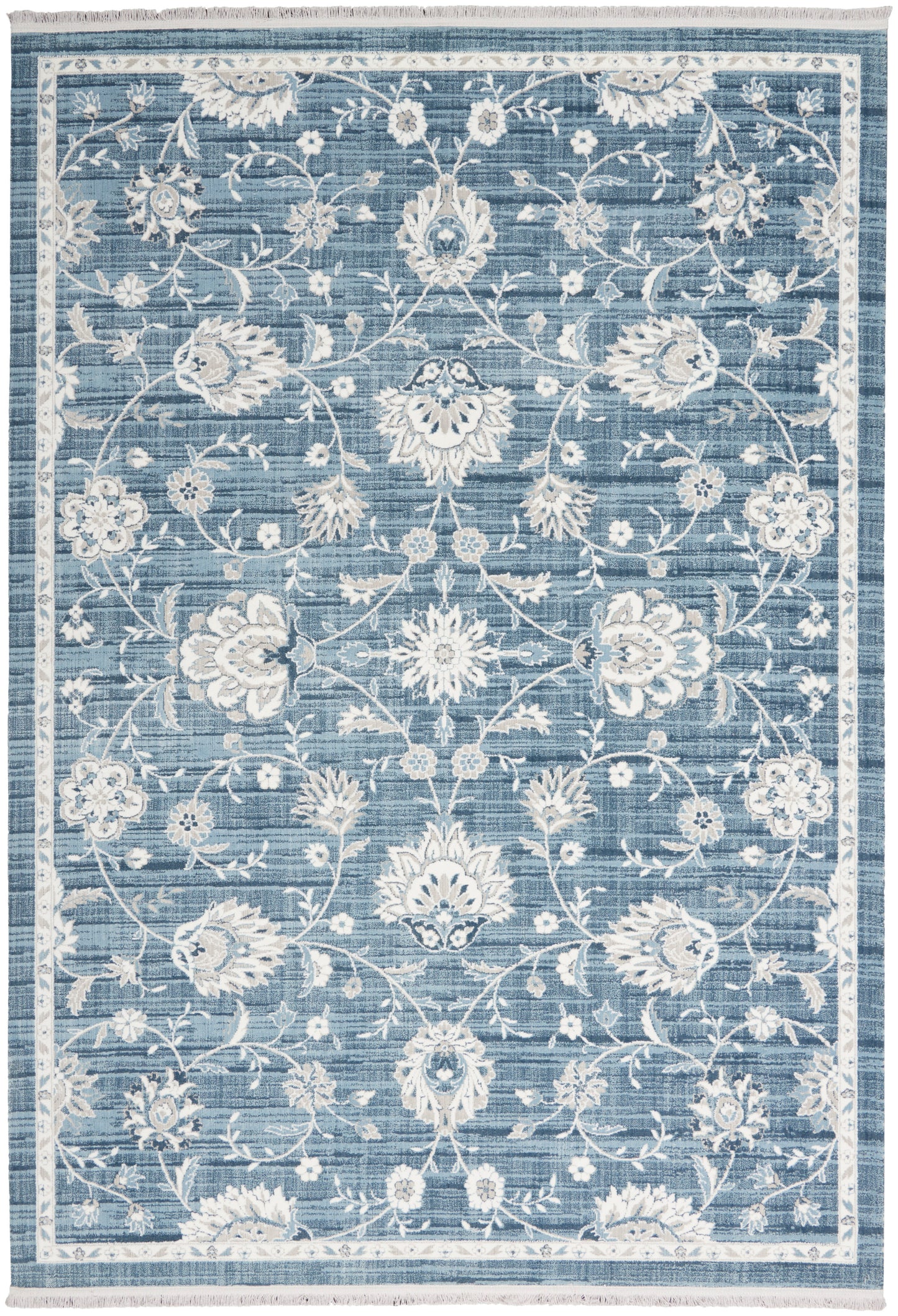 Nourison Home Lennox LEN01 Blue Ivory  Transitional Machinemade Rug