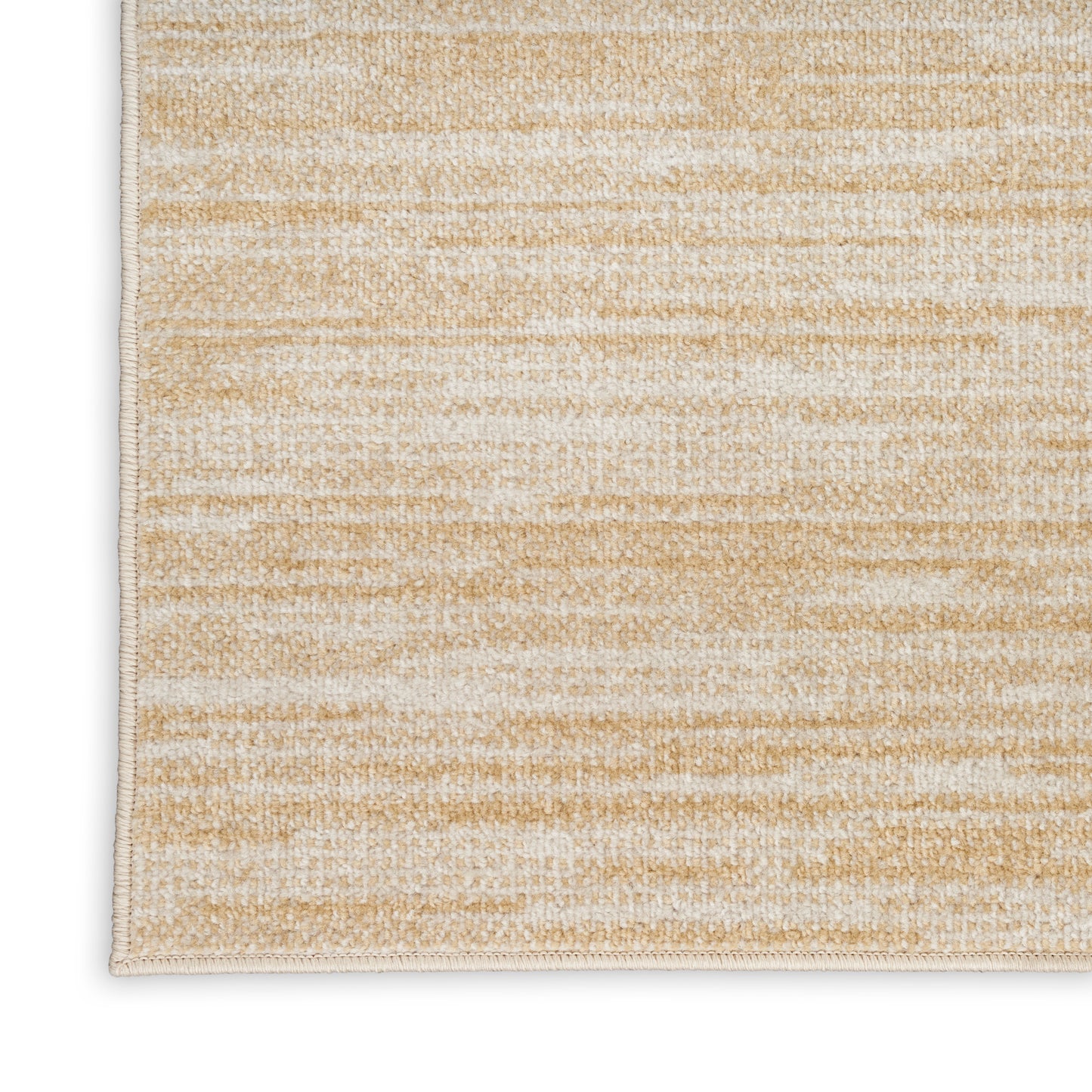 Nourison Home Nourison Essentials NRE01 Ivory Gold  Contemporary Machinemade Rug