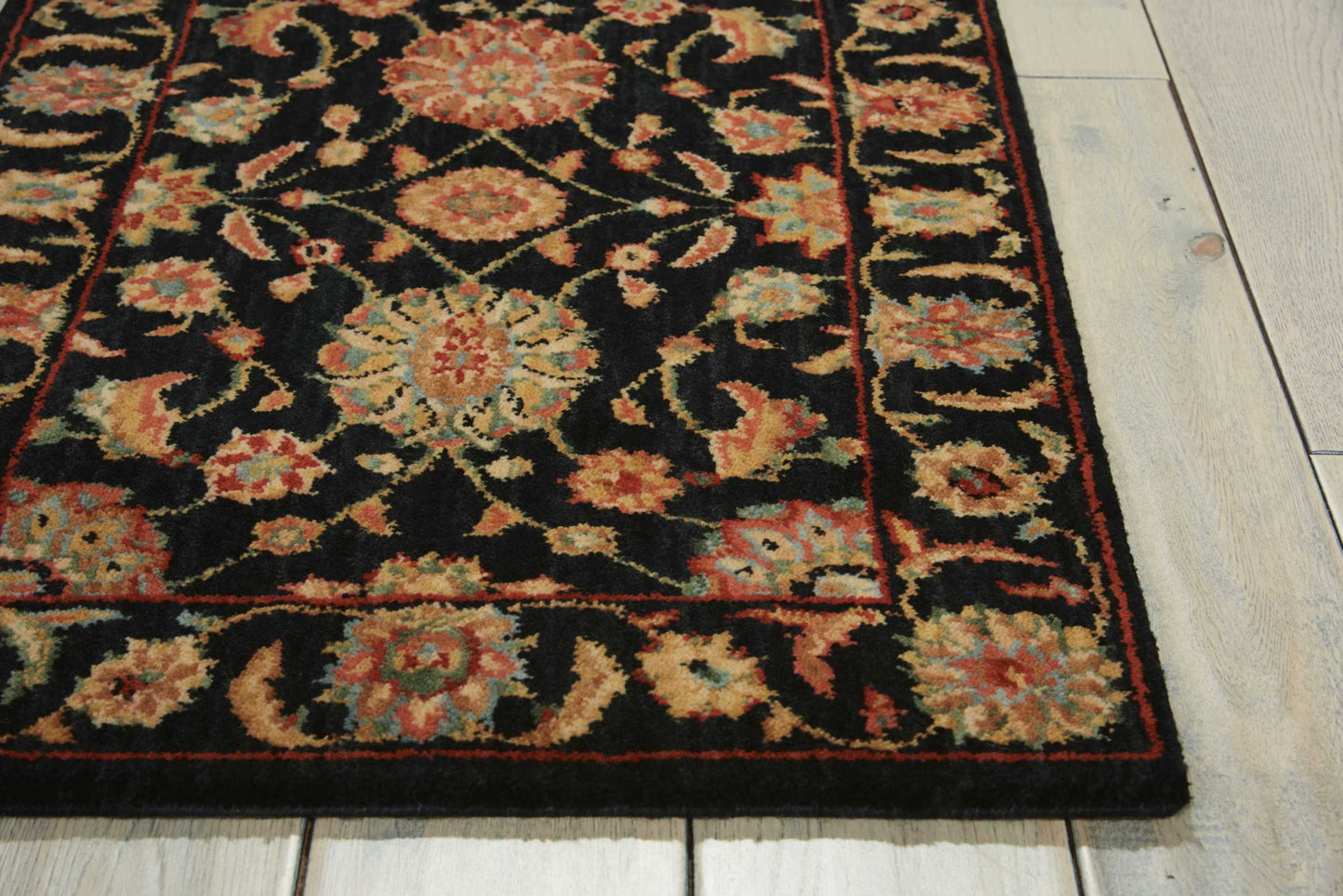 Nourison Home Living Treasures LI05 Black  Traditional Loom Rug