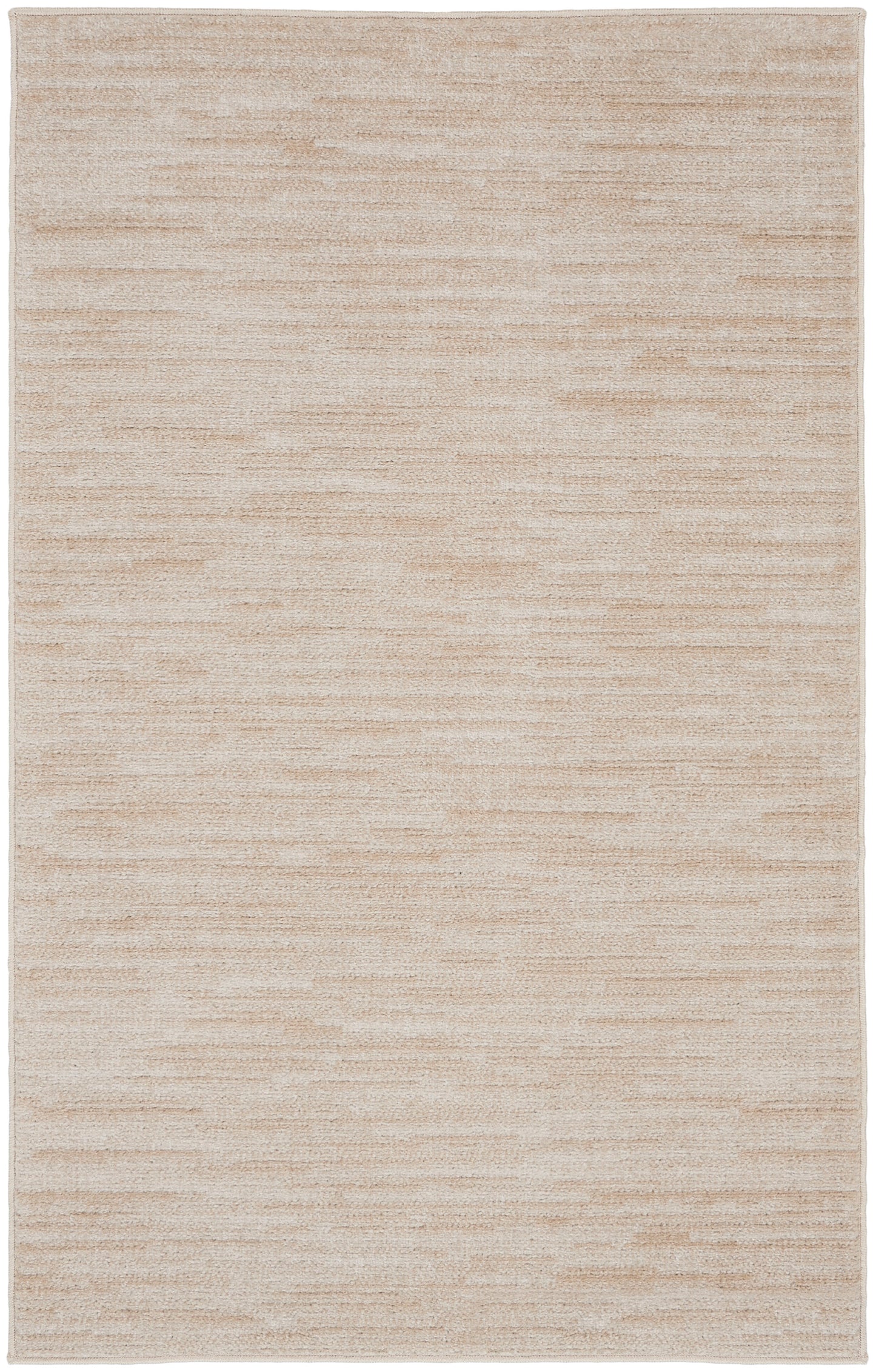 Nourison Home Nourison Essentials NRE01 Ivory Beige  Contemporary Machinemade Rug