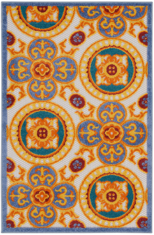 Nourison Home Aloha ALH30 Multicolor Contemporary Machinemade Rug