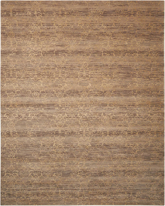 Nourison Home Silken Allure SLK26 Latte Contemporary Loom Rug