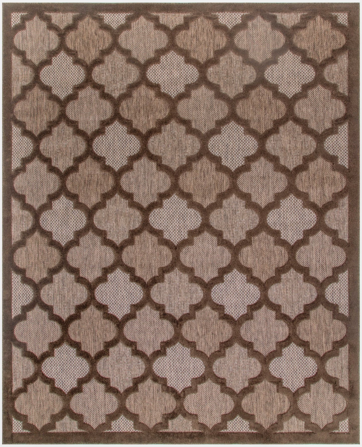 Nourison Home Easy Care NES01 Brown  Contemporary Flat Weave Rug