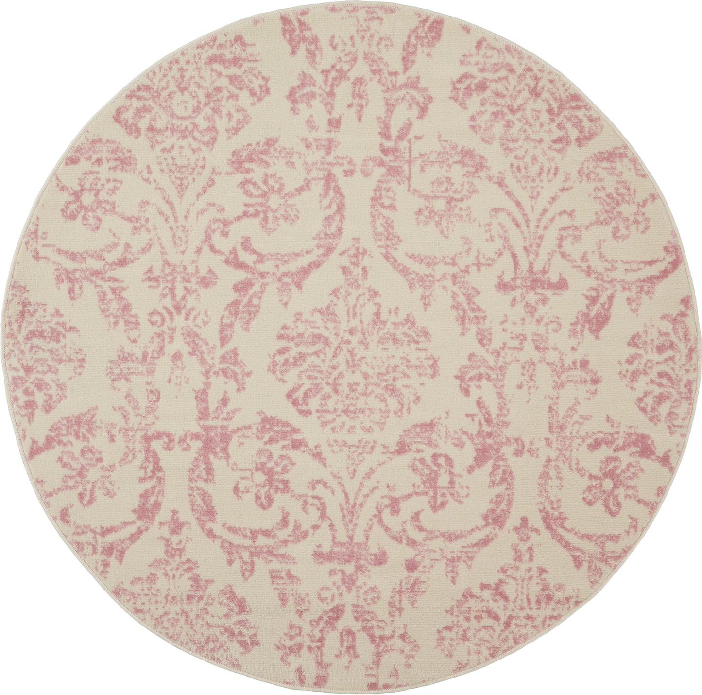 Nourison Home Jubilant JUB09 Ivory Pink  Transitional Machinemade Rug