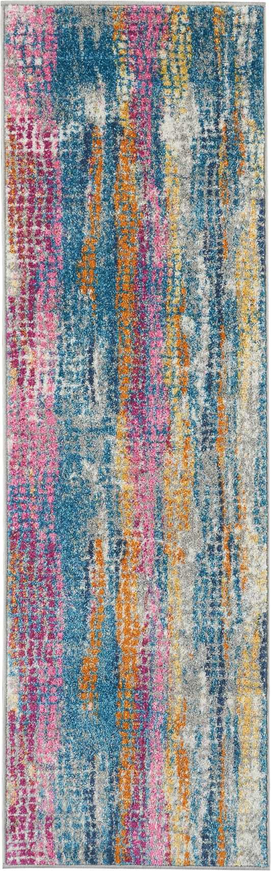 Nourison Home Passion PSN16 Grey Multicolor Transitional Machinemade Rug