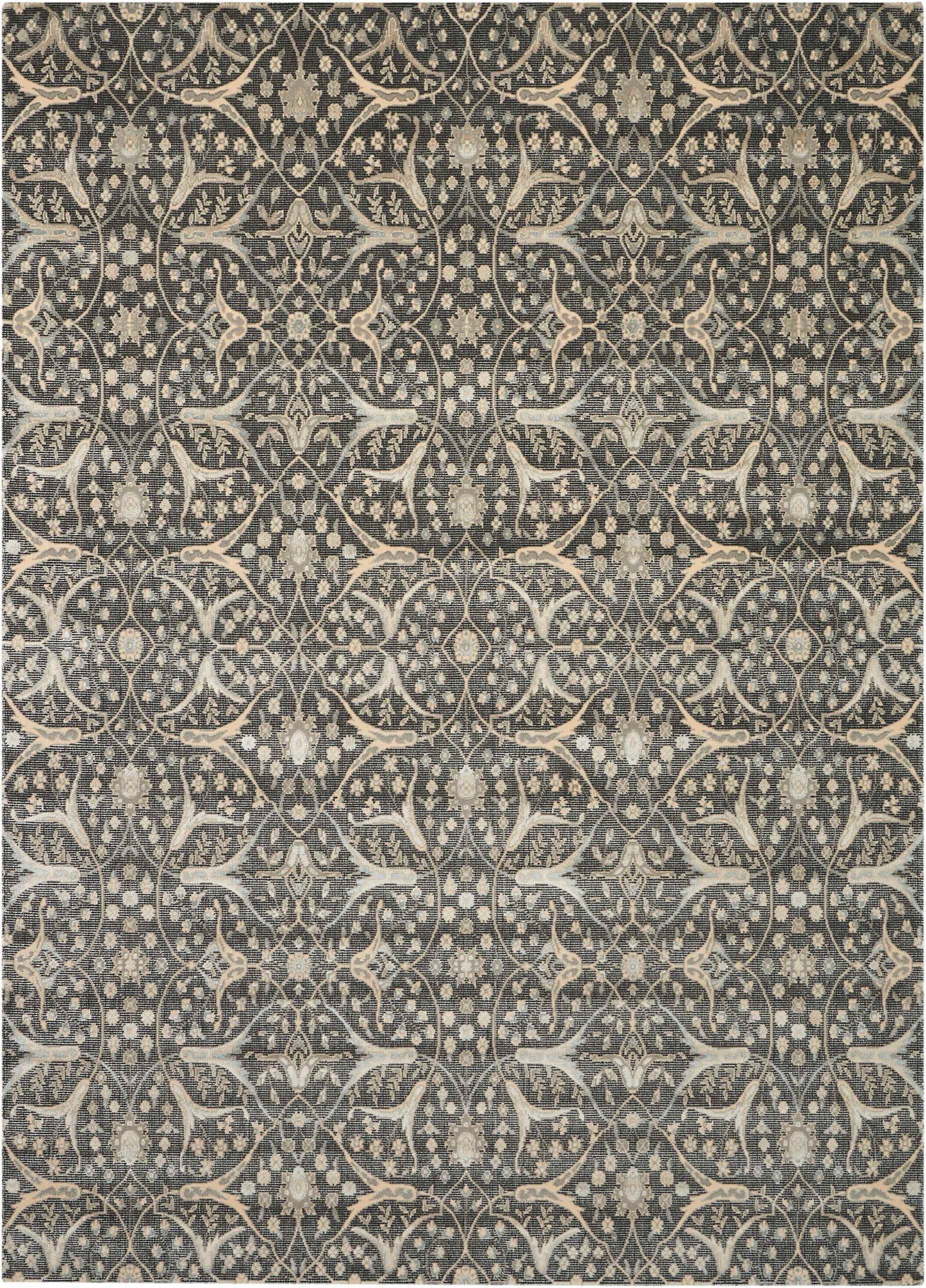 Nourison Home Luminance LUM08 Graphite  Transitional Loom Rug