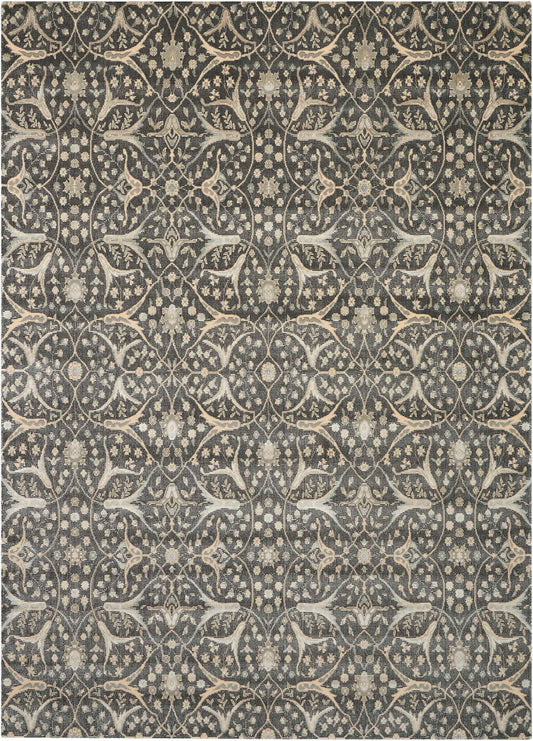 Nourison Home Luminance LUM08 Graphite  Transitional Loom Rug