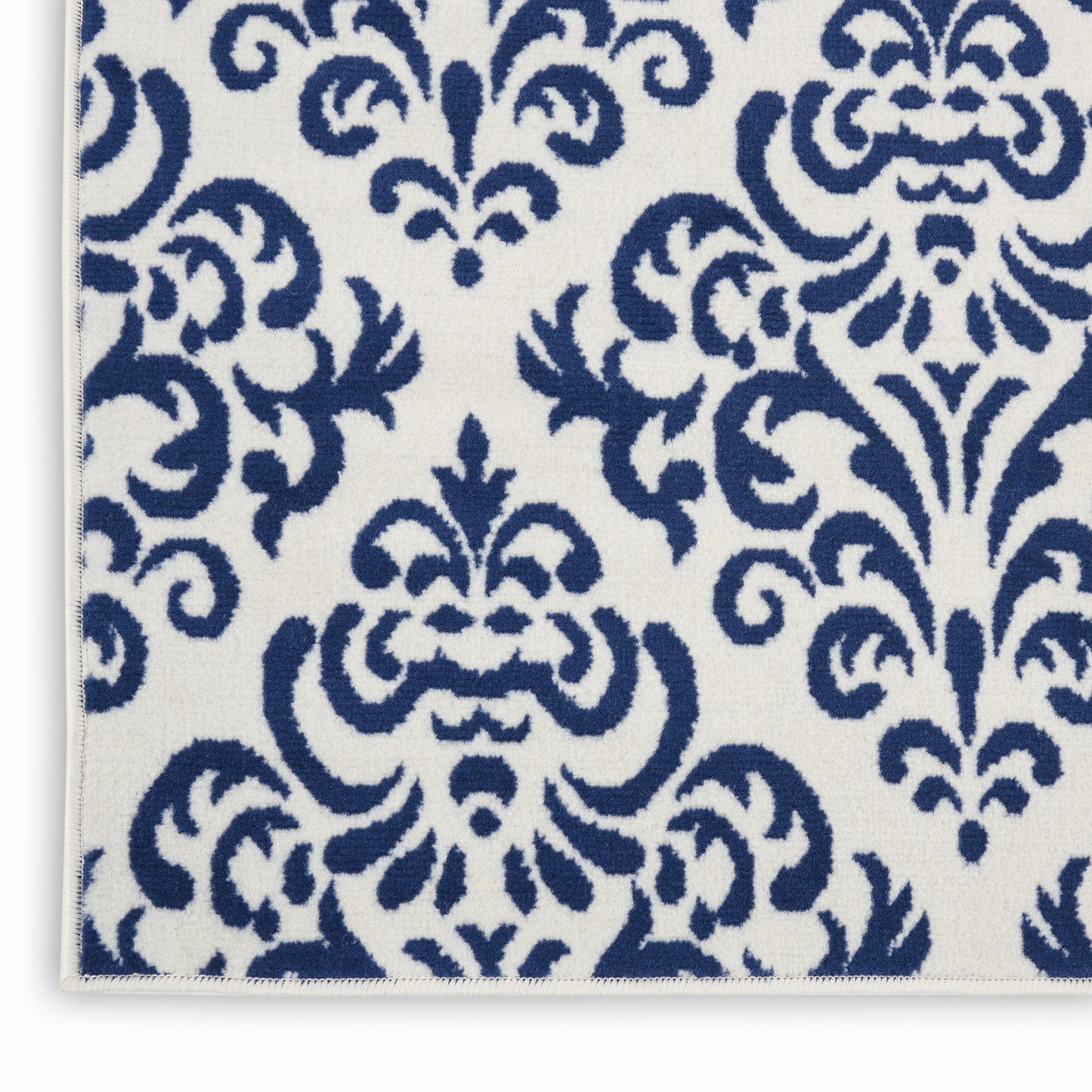 Nourison Home Grafix GRF06 White Blue  Transitional Machinemade Rug