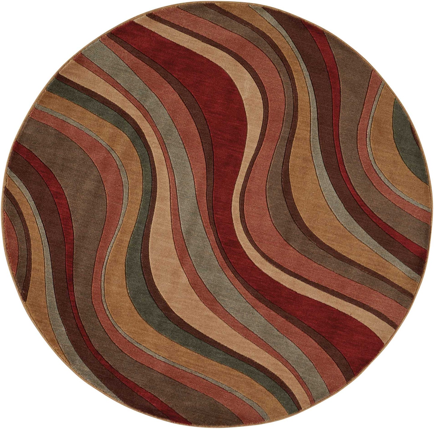 Nourison Home Somerset ST81 Multicolor  Contemporary Machinemade Rug