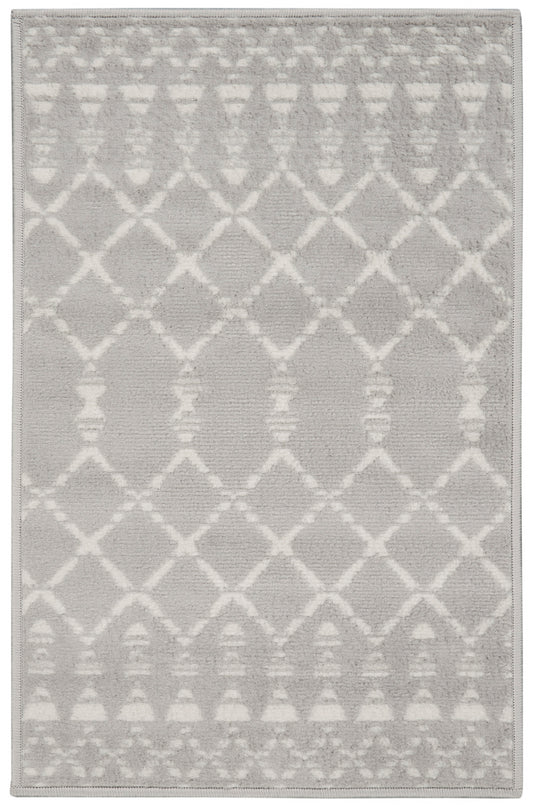 Nourison Home Whimsicle WHS02 Grey Contemporary Machinemade Rug