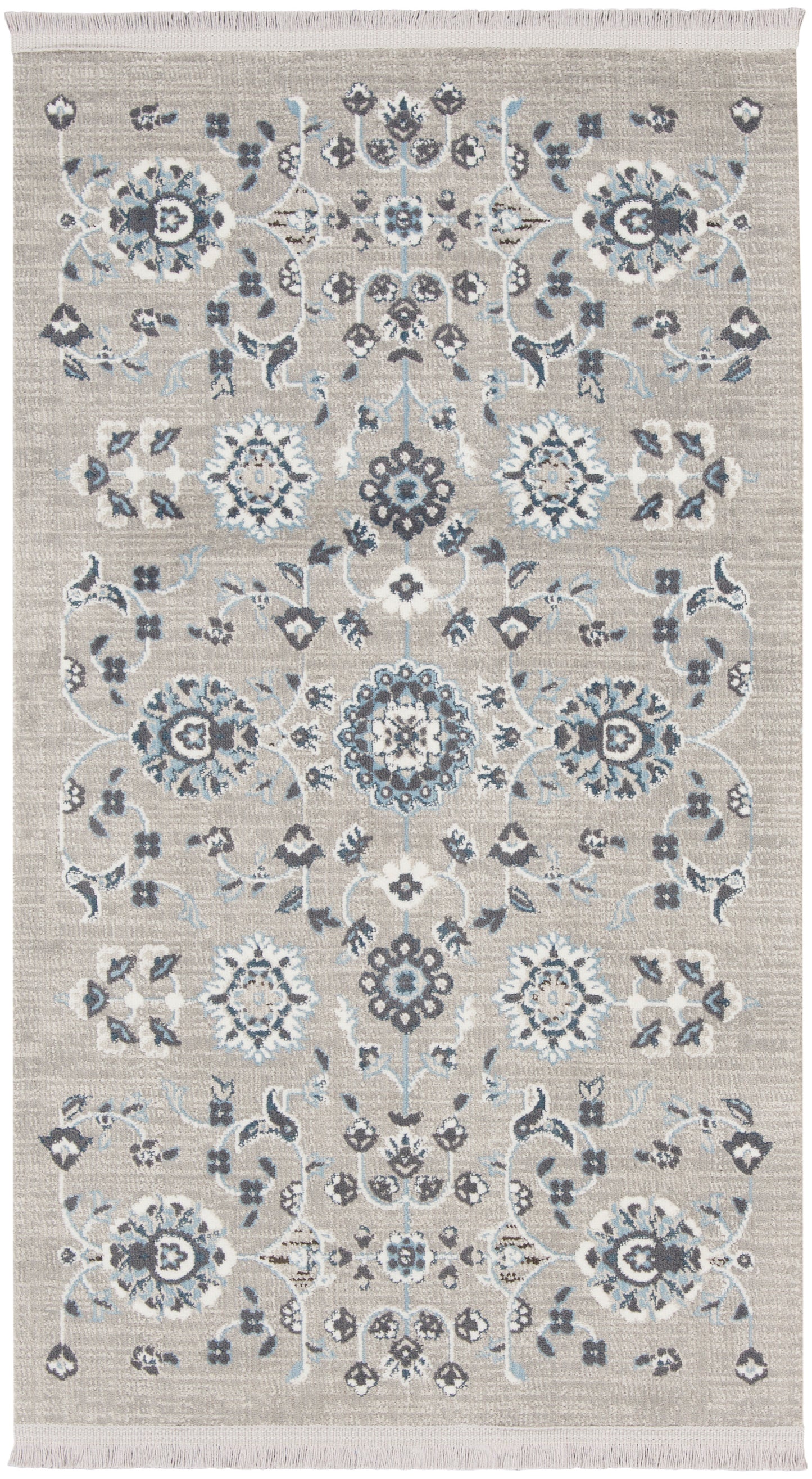 Nourison Home Lennox LEN04 Grey Blue  Transitional Machinemade Rug