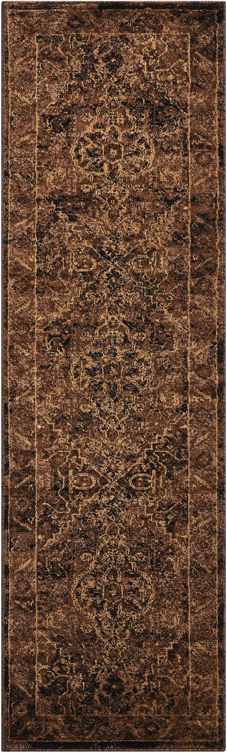 Nourison Home Delano DEL07 Espresso  Traditional Machinemade Rug