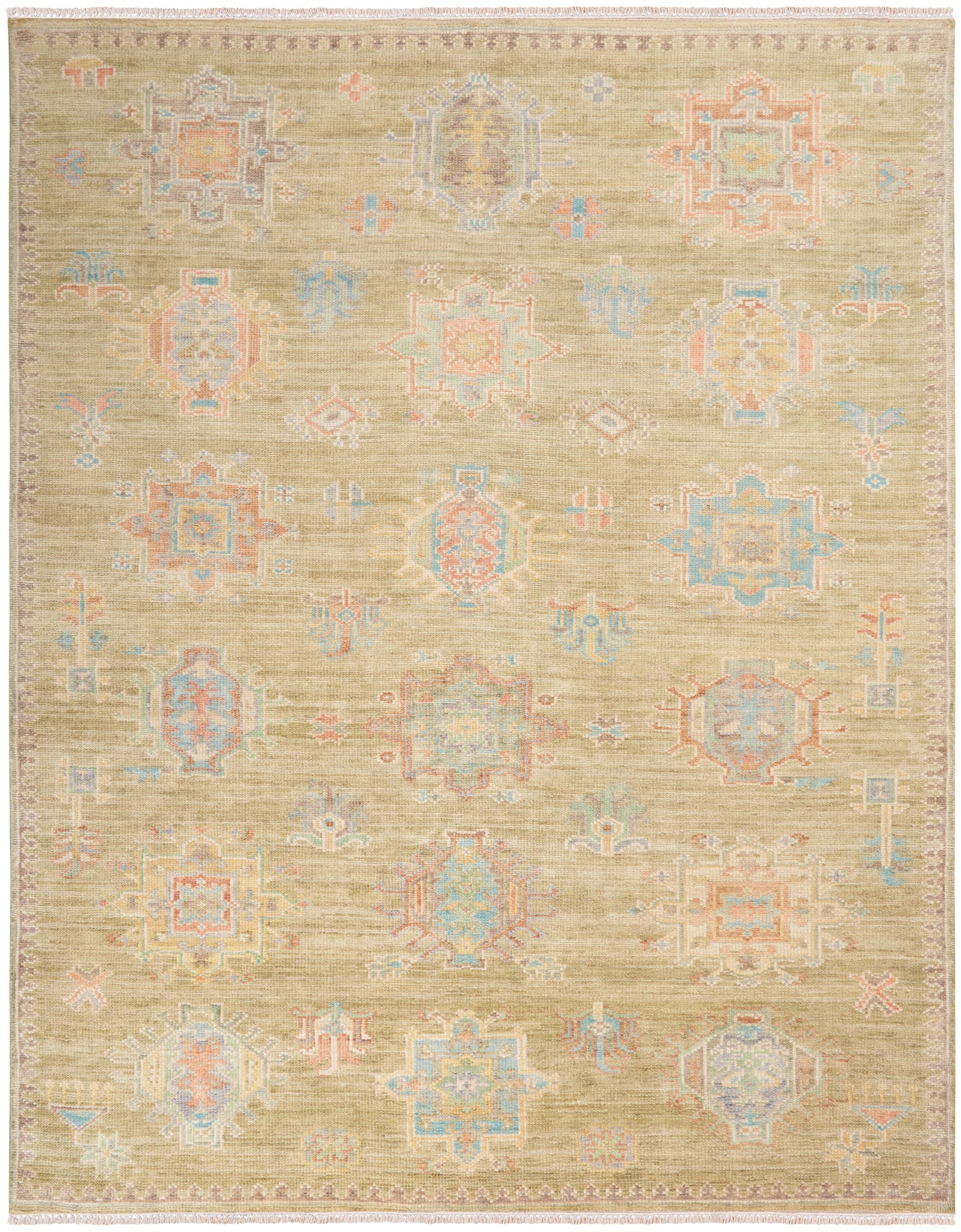 Nourison Home Odessa ODS05 Sage  Traditional Knotted Rug