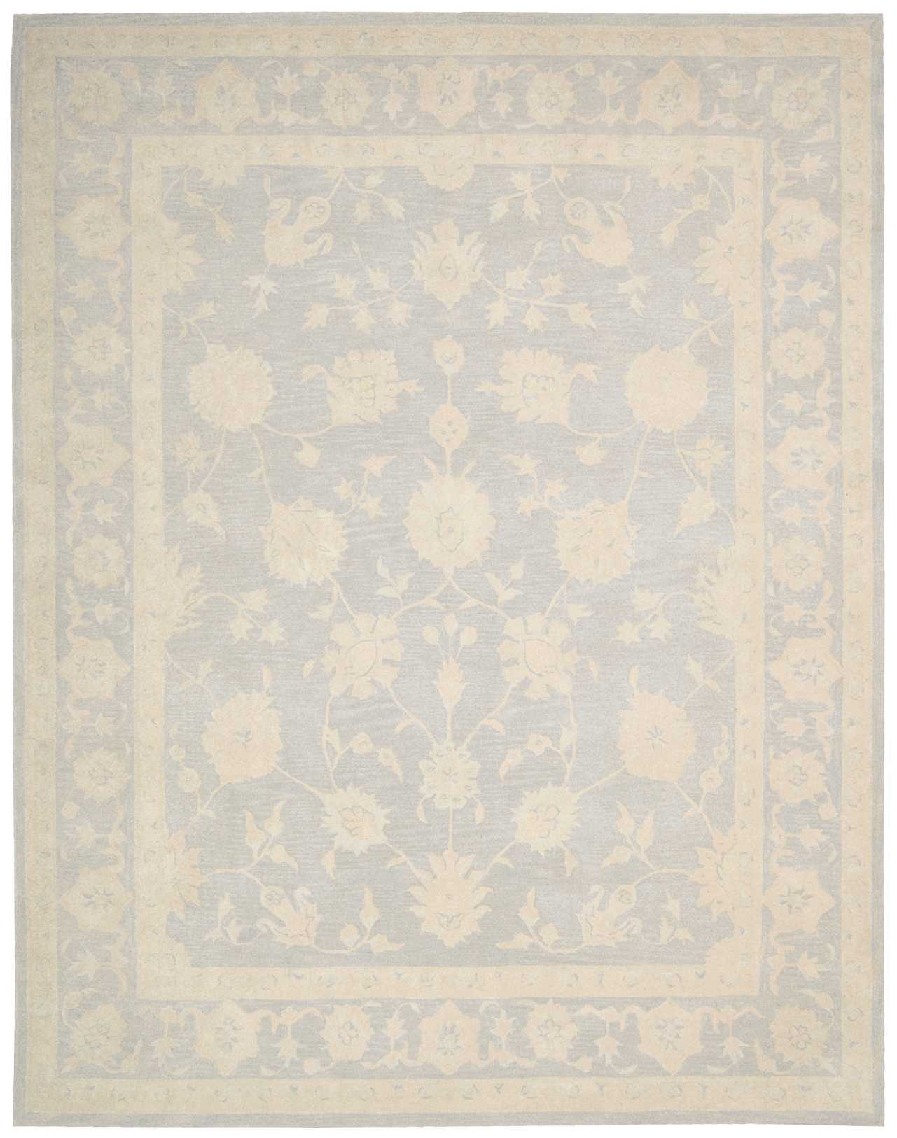 Nourison Home Zephyr ZEP02 Light Blue  Traditional Tufted Rug