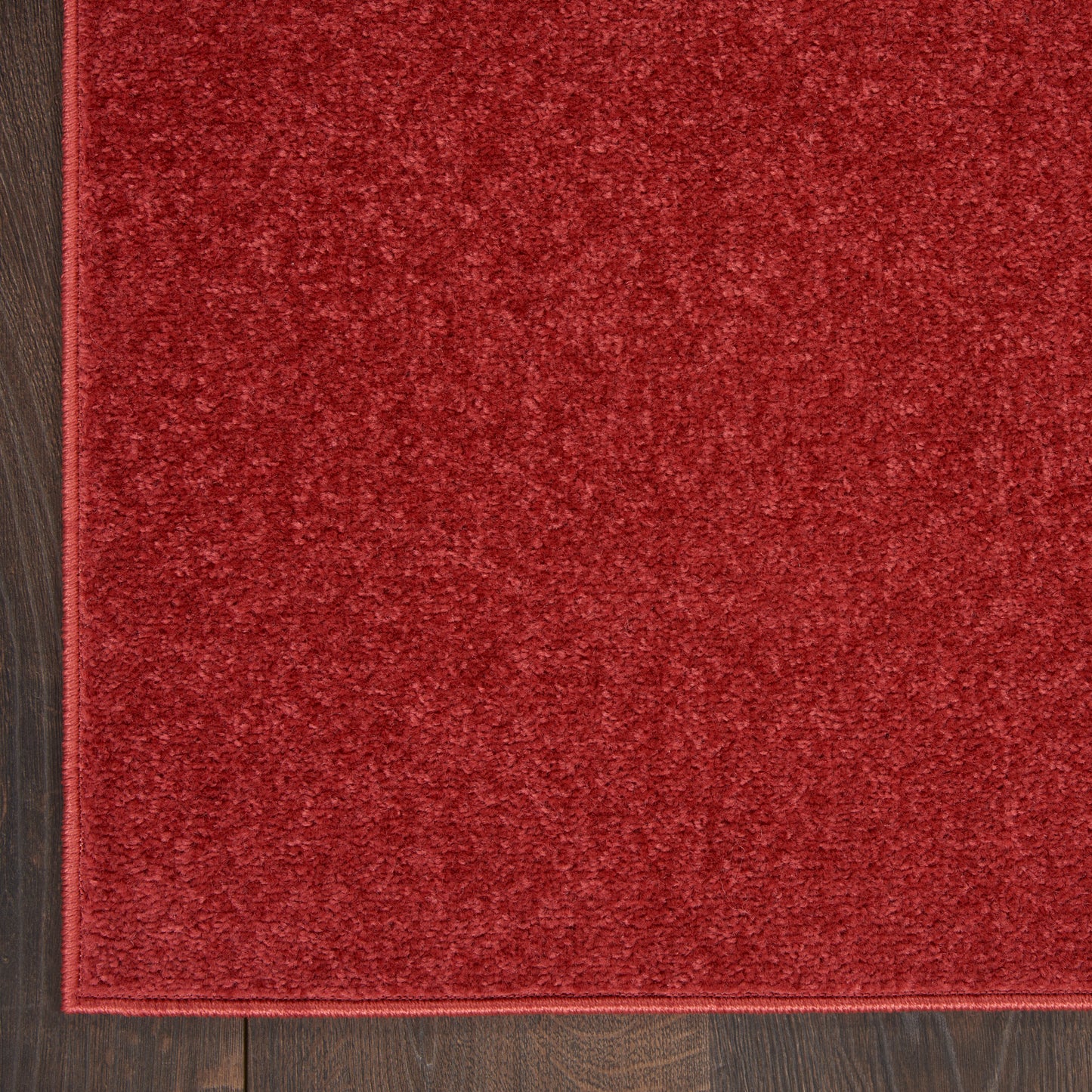 Nourison Home Nourison Essentials NRE01 Brick Red  Contemporary Machinemade Rug